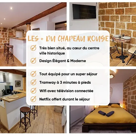 Appartement Le Rouge - Centre Historique - Corum - Tramway - Climatisation Montpellier