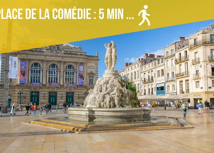Apartment Le Rouge - Centre Historique - Corum - Tramway - Climatisation Montpellier